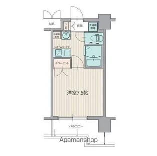 パルティール千種【7階】の間取り