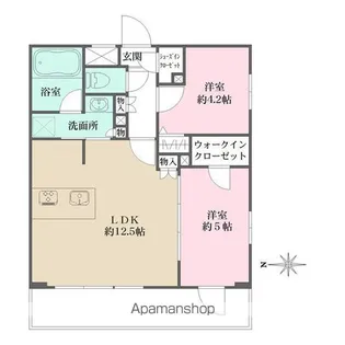 LA PERLA JIYUGAOKAⅡ【3階】の間取り