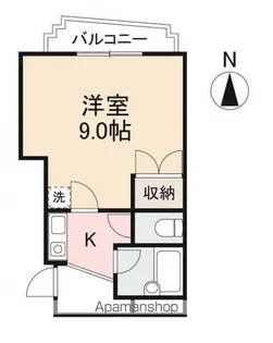 ディエス西宝町【2階】の間取り