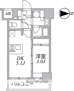 SYFORME住吉【9階】の間取り