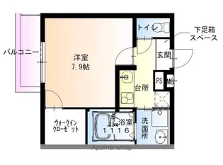 フジパレス堺諏訪森ノース【1階】の間取り