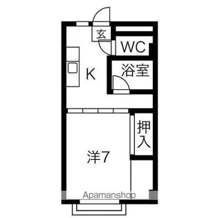 フレンドビル【4階】の間取り