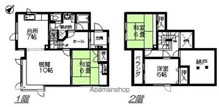 北海道江別市上江別南町【一戸建】の間取り