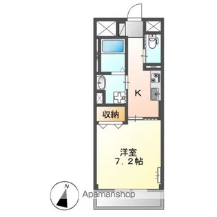 トレシャーナ【2階】の間取り