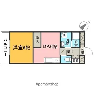 セントラル入間【5階】の間取り