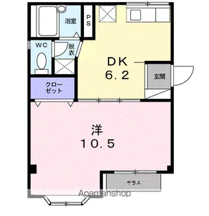 デパートメントアラキⅡ【1階】の間取り
