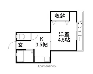 伊庭マンションⅡ【303号室】の間取り
