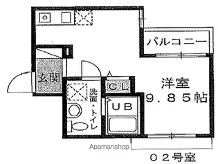 SPES TSUDANUMA【2階】の間取り