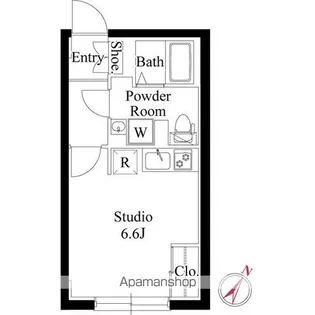 アバンティア初台【303号室】の間取り