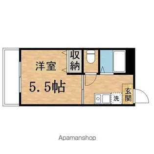リバーサイドハイツ【3階】の間取り