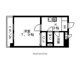グランモール一社【1階】の間取り