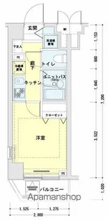 メインステージ恵比寿東【705号室号室】の間取り