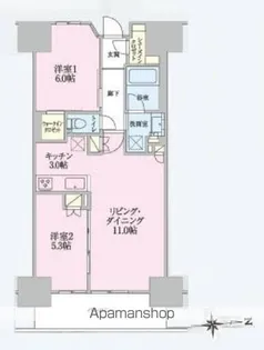 トラープランド翠命館【11階】の間取り