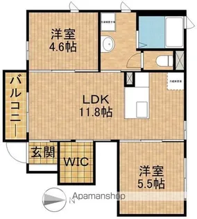 リヒト【1階】の間取り