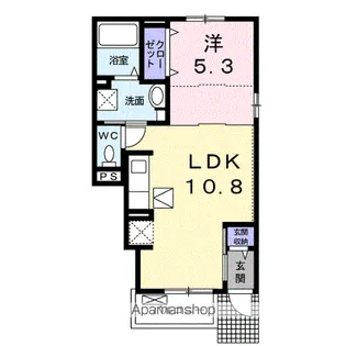 ルミナ手柄Ⅰ【1階】の間取り