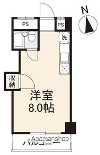 岩清尾マンション 403号【4階】の間取り