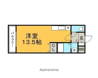 アザレアハイツ和泉野【310号室】の間取り