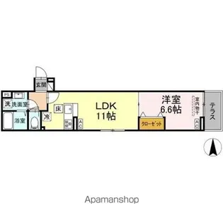 セレスティア南花畑IV【1階】の間取り