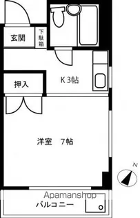 高雄ビル【301号室】の間取り