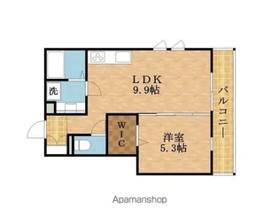 プルミエール蒲生【101号室】の間取り