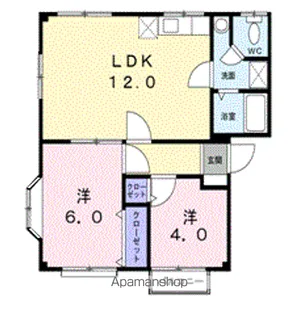 シティハイツTOKI【2階】の間取り