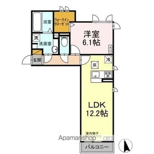 LE LIEN AKANE SOUTH【1階】の間取り