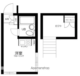 カルタス21駒場東大前【1階】の間取り