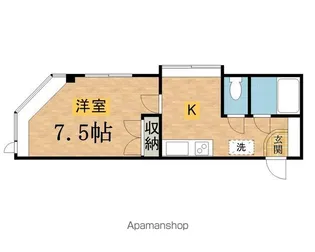 ベルトピア八王子【201号室】の間取り