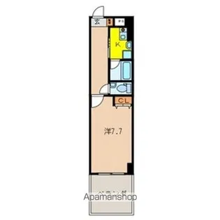 プランドール雅ビルⅡ【4階】の間取り