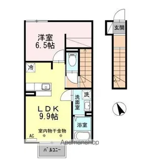 パインズコート【2階】の間取り