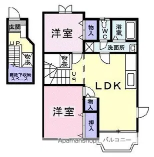 ダンデライオンA【2階】の間取り