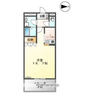 コンフォース幸橋【3階】の間取り
