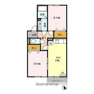 グランティオY【2階】の間取り