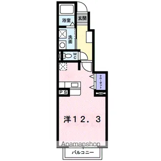 香川県綾歌郡宇多津町浜六番丁【アパート】の間取り