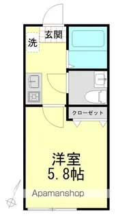 ピオ生麦【1階】の間取り