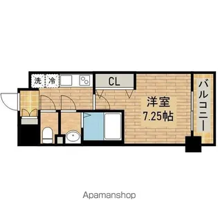 LUXEなかもず【302号室】の間取り