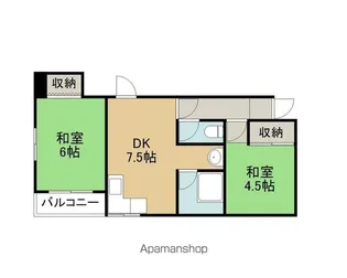 グリーンハイツ【3階】の間取り