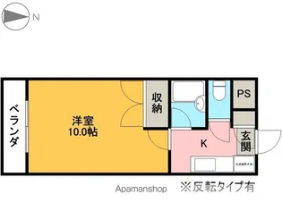 イルメーゼ【208号室】の間取り