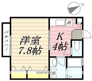 福岡県福岡市東区舞松原2丁目【アパート】の間取り