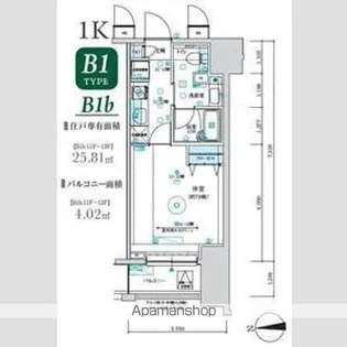 MAXIV八王子TRE【11階】の間取り