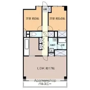 プレミール中央【501号室】の間取り