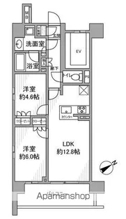 オープンレジデンシア名古屋AVENUE【4階】の間取り