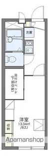 レオパレスフーズフー【201号室】の間取り
