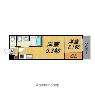 LECOCON守山Ⅲ【1階】の間取り