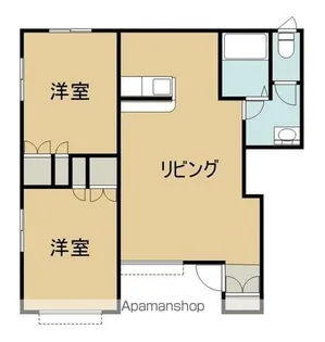 ベルリード八千代【101号室】の間取り