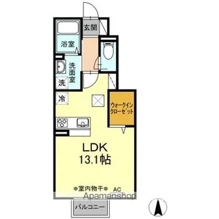 ヴィル・トランキル大森【1階】の間取り