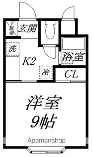CLAIRE港町(クレール港町)【118号室】の間取り