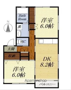 キートスI【1階】の間取り