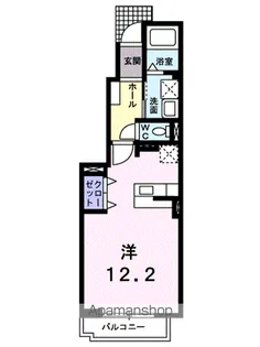 ベル・オーブC【102号室】の間取り