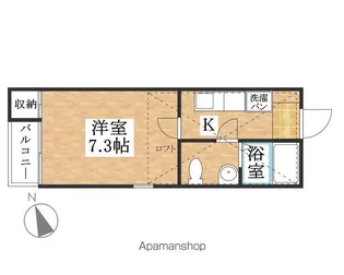 napio上小田井【2階】の間取り